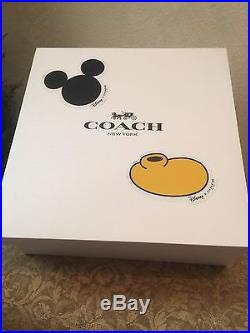 Coach X Disney Mini Charlie Backpack, Key Chain, Disney Scarf New