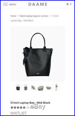 Daame Everest 13 Leather Tote with Keychain (Orig $465)