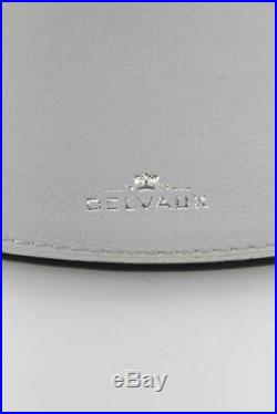 Delvaux Womens Keychains Black Leather Magritte Bowler Hat Bag Charm