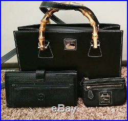 Dooney bourke handbags black, vintage black pebble wallet, leather key chain