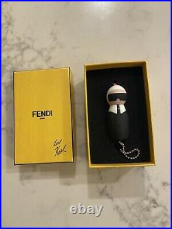 FENDI Bag Charm KeyChain USB Drive Black Karl Lagerfeld Limited Collectors