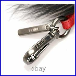 Fendi Black/Red Monster Charm Key Chain, New, Ori$790