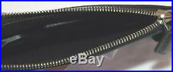 Fendi Mini Black Leather Key Chain Zipper Studded ID/Credit Card Holder Pouch