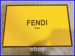 Fendi Monster Bugs Charm Key Chain with Box, Pouch & Card Black Silver metal F/S
