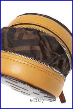Fendi Shopper Bag Charm In Black / Brown 7AR731-A6FC-F15S6