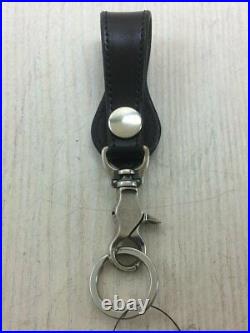 Funny Keychain/Leather/Blk/Men'S