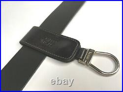 GIANNI VERSACE VINTAGE'90s GENUINE LEATHER METAL ATTACHABLE KEY CHAIN LOGO