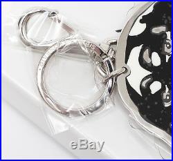 GIVENCHY Key Chain Bag Charm ROTTWEILER Keyring Silver HW Ltd Edition NIB