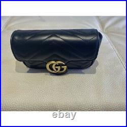 GUCCI 100% authentic GG Marmont super-mini bag