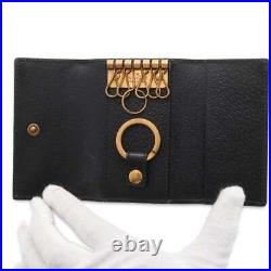 GUCCI GG Marmont Key Case Leather Black 435305