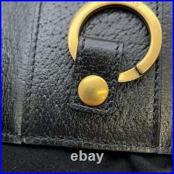 GUCCI GG Marmont Key Case Leather Black 435305