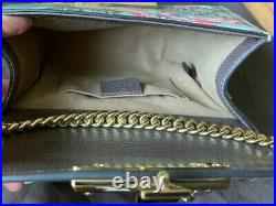 GUCCI SS16 Tian GG Supreme small padlock bag chain strap EUC no key with dust bag