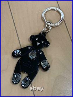 GUCCI Teddy Bear Swarovski Crystal Keychain Ring Key chain Keyring Box