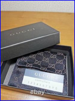 GUCCI key chain double black 22 branded