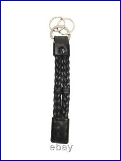 GUCCI key ring leather BLK men's
