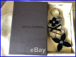 Genuine Authentic Louis Vuitton LV Fleur De Monogram Bag Charm Brand New in Box