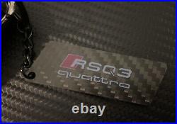Genuine Carbon Fiber Key Fob Cover Package For Audi RSQ3 RS3 TTRS Custom Made