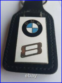 Genuine E31 BMW 8 Series original Leather Keyring key fob chain from 1995