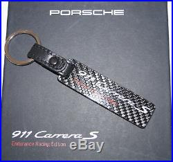 Genuine Porsche 911 Carrera S COLLECTORS EDITION Key Chain Black Carbon