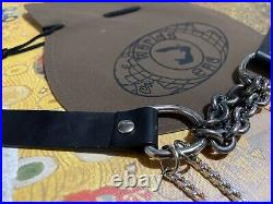 Genuine RARE Vivienne Westwood World's End Key Lock With Chain Leather Choker