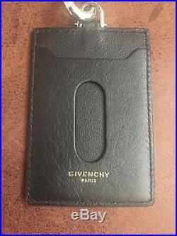 Givenchy laynard with leather Rotweiller card holder, 2015 collection, New witho tag