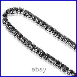 Gorgeous 40 ct Black Diamond Beads Designer Necklace Earth Mined Certified