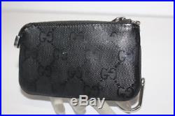Gucci'500 by Gucci' Black GG Imprime Leather Key Pouch 269361 Change Holder