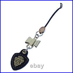 Gucci Cell phone strap Black Gold Woman Authentic Used Y2522