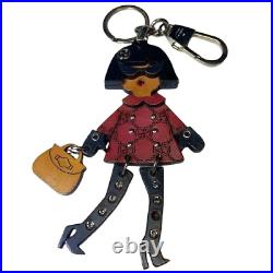 Gucci GG Pattern Mademoiselle Key Ring Charm Key Chain No Box