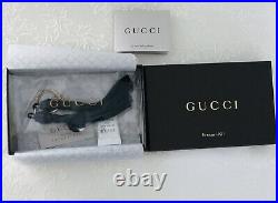 Gucci Leather Tassel Keychain For Women. Brand New, original