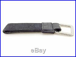 Gucci key ring Key holder G logos Black Silver Woman unisex Authentic Used T5683
