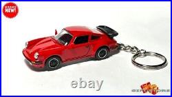 HTF KEYCHAIN RED PORSCHE 911 CARRERA TURBO CUSTOM Ltd GREAT GIFT NOVELTY