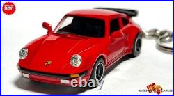 HTF KEYCHAIN RED PORSCHE 911 CARRERA TURBO CUSTOM Ltd GREAT GIFT NOVELTY