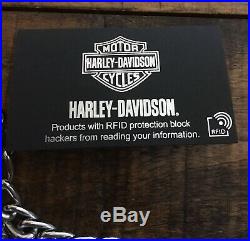 Harley-Davidson Truckers Wallet & Key Chain Limited Edition RFID COBRA/SKULL