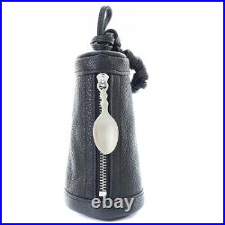 Hiroko Hayashi Fiore Leather Key Charm Chain Black Sr13 Ladies n3