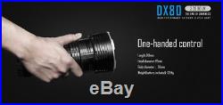 IMALENT DX80 LED 32000lm Flashlight with Built in Batteries and Keychain Light