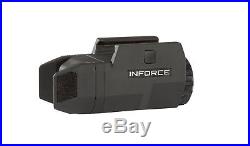 Inforce APLc Weapon Mounted Light Black Keychainlight + 3x CR2 Batteries 