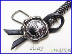 Jean Paul Gaultier key ring Key holder Logo Black Woman Authentic Used R549