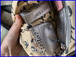 Juicy Couture Shoulder Hand bag black velour Live For Juicy vintage 1990's Y2K