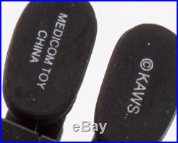 KAWS OriginalFake x Medicom Toy'Passing Through' 2013 Keychain Pendant Blk NEW