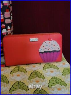 Kate Spade 4 piece Take the Cake Large Tote, wallet, Coin purse and Keychain