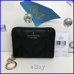 Kate Spade Mini Emelyn Crossbody + Dani Keychain Wallet Briar Lane Quilted Set