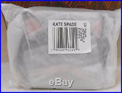 Kate Spade PWRU5089 Jazz Things Up Cat Coin Purse Zip Wallet Keychain BLACK NWT