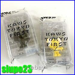 Kaws Tokyo First JPP Key Chain Yellow & Black Set of 2pcs