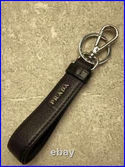 Keychain Leather BLK Men s 2pp68t