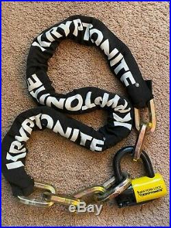 Kryptonite New York FAHGETTABOUDIT 1415 14mm Chain & New York Lock 15mm