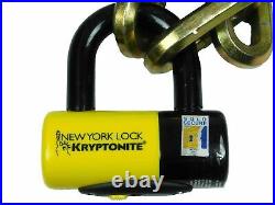 Kryptonite New York Fahgettaboudit 5ft 1415 Chain withNY Disc Lock & Reminder