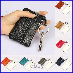 LADIES KIDS SMALL COIN CREDIT CARD HOLDER & KEY RING HOLDER WALLET POUCHclrcn