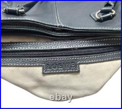 LOEWE Handbag Shoulder Bag Black Leather Women