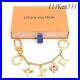 LOUIS VUITTON Bag charm Key chain Holder AUTH Fleur De Monogram LV M65111 F/S